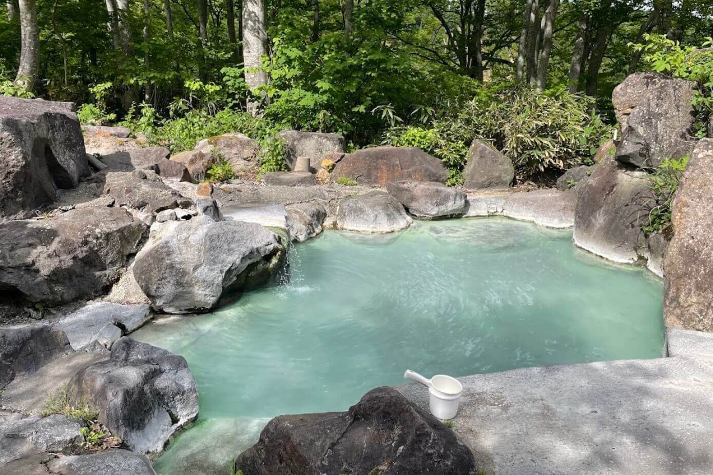 Picture of the main baths of Tsubame Onsen in Niigata, Chubu